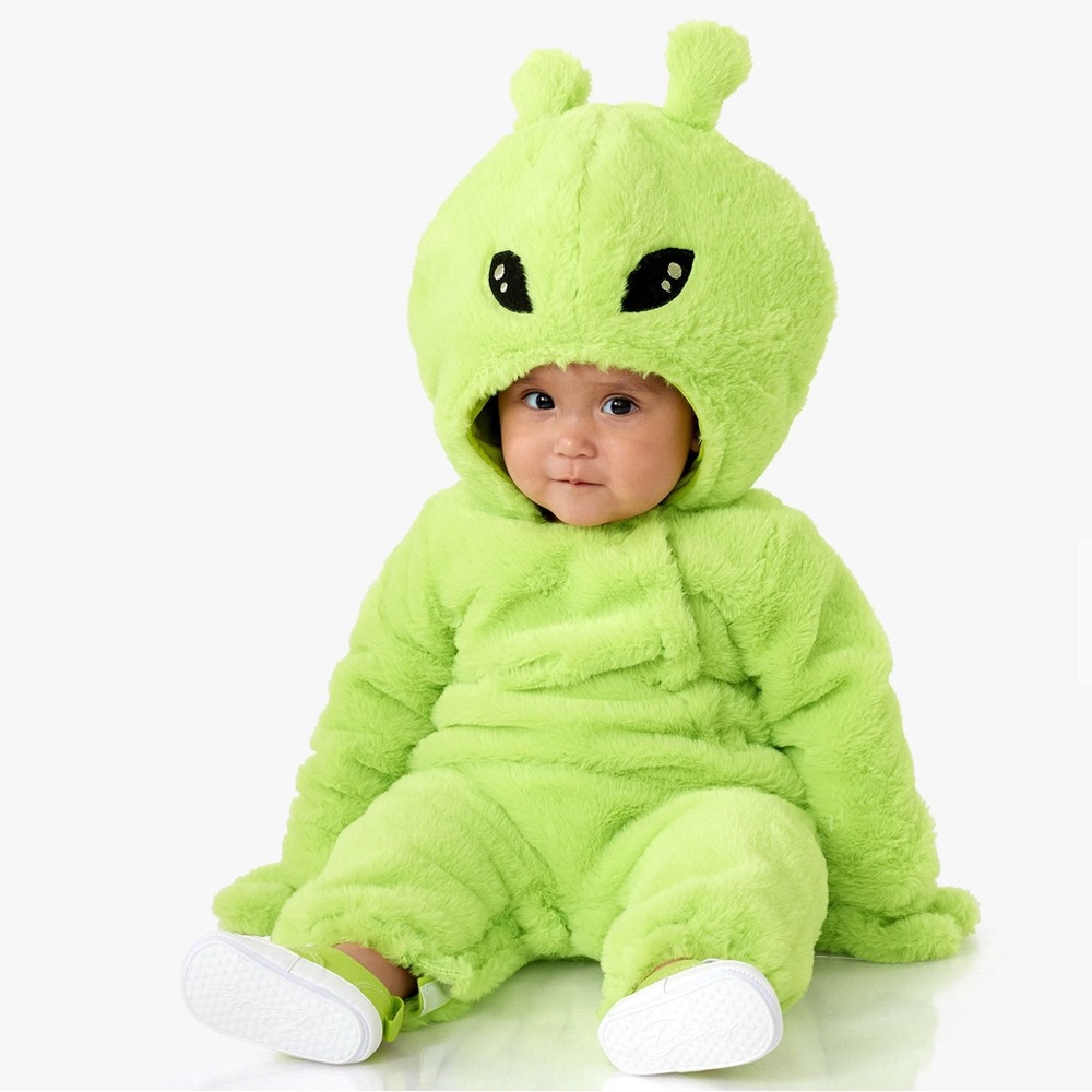 Pottery Barn Green Alien Baby Costume